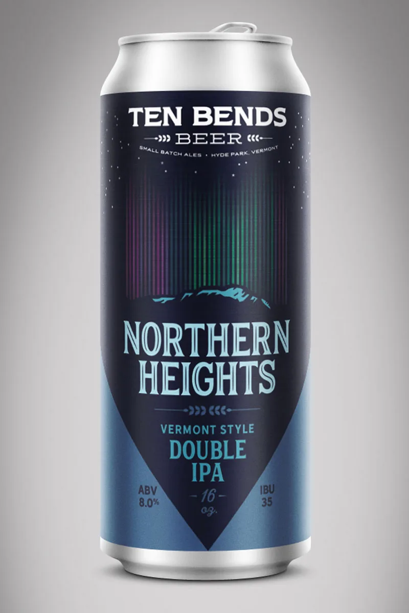 Northern Heights IPA beer label