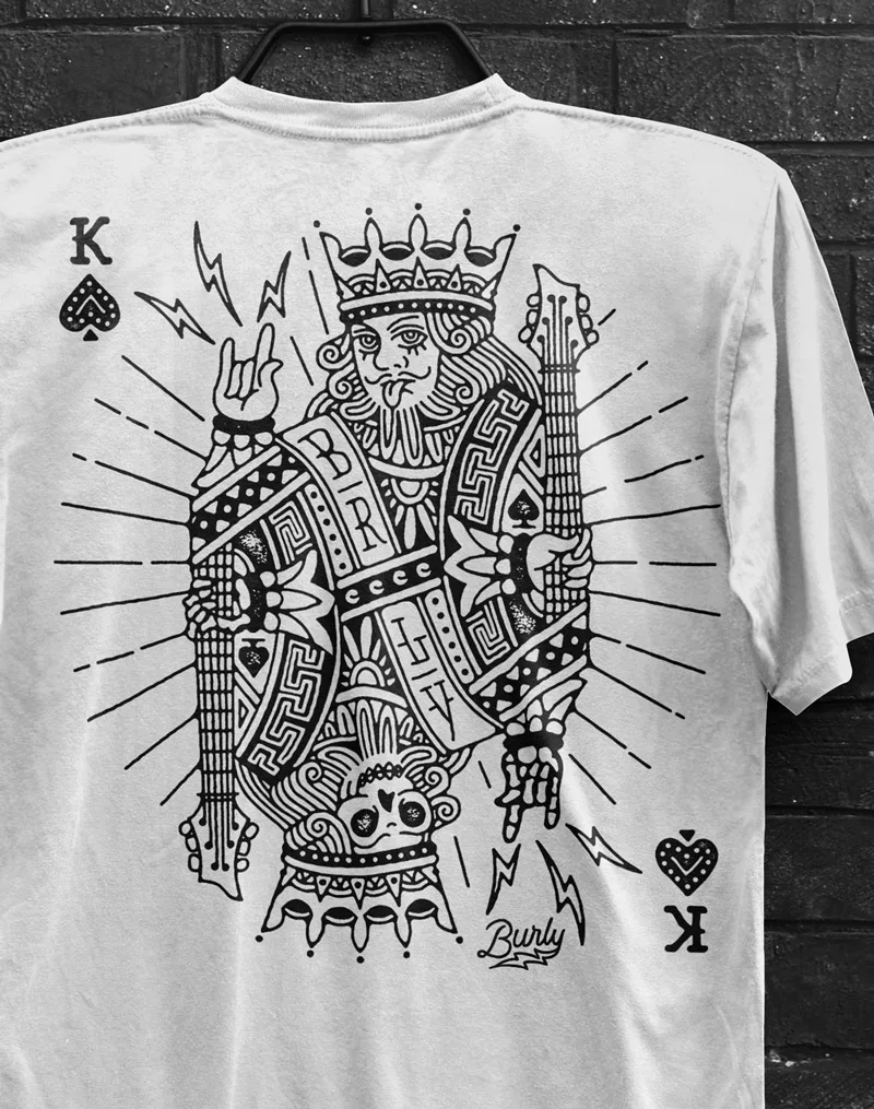 Burly King of Spades tshirt
